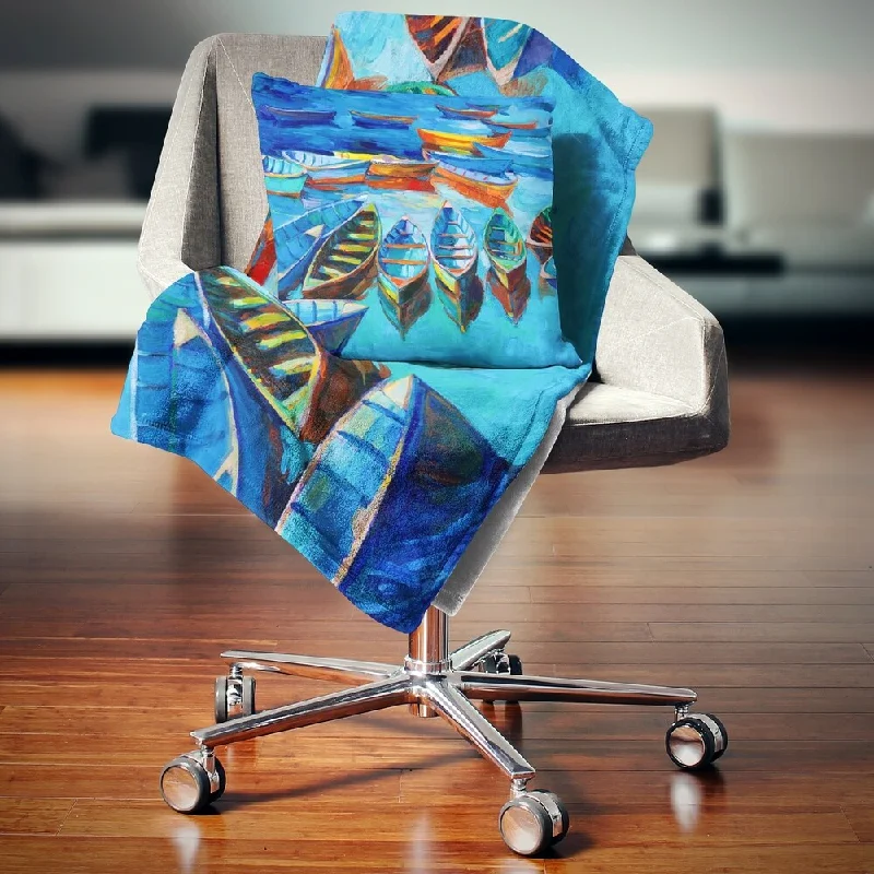 Microfiber blankets that are durable and easy to care forMicrofiber blankets that are durable and easy to care forDesignart 'Boats in Blue Sea' Seascape Throw Blanket Microfiber blankets that are durable and easy to care forMicrofiber blankets that are durable and easy to care forDesignart 'Boats in Blue Sea' Seascape Throw Blanket