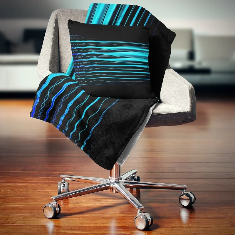 King - size blankets to cover large beds comfortablyKing - size blankets to cover large beds comfortablyDesignart 'Blue Fractal Flames on Black' Abstract Throw Blanket King - size blankets to cover large beds comfortablyKing - size blankets to cover large beds comfortablyDesignart 'Blue Fractal Flames on Black' Abstract Throw Blanket