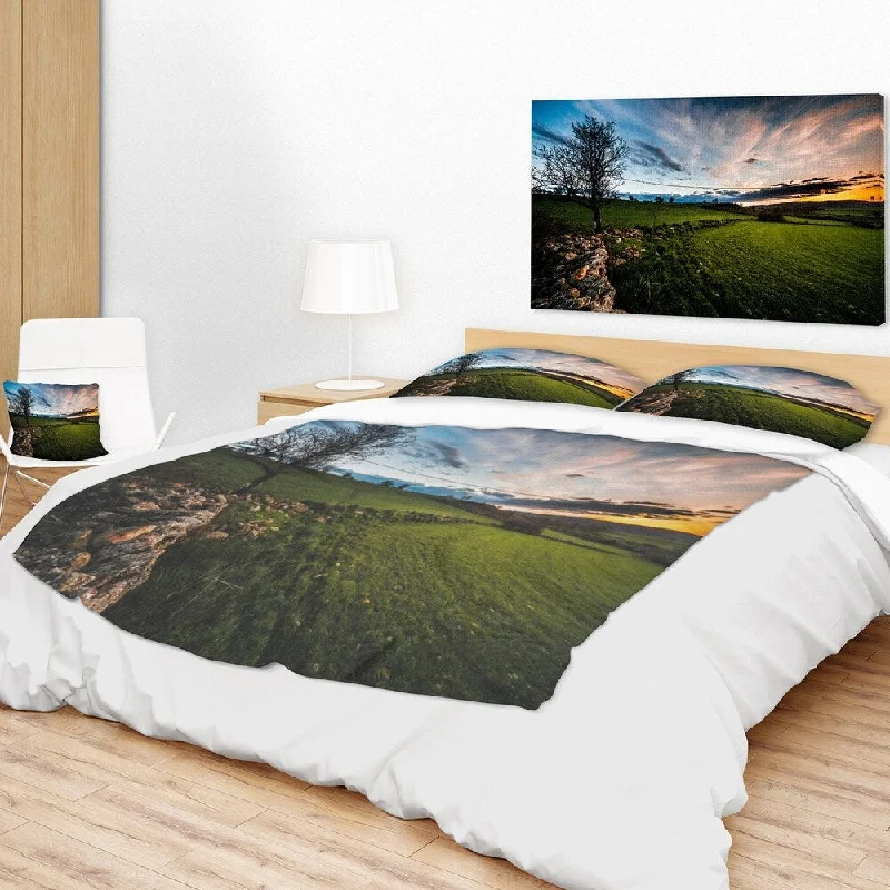 Recycled polyester blankets for an eco - conscious optionRecycled polyester blankets for an eco - conscious optionDesignart 'Beautiful Green Meadow in Sardinia' Landscape Fleece Throw Blanket