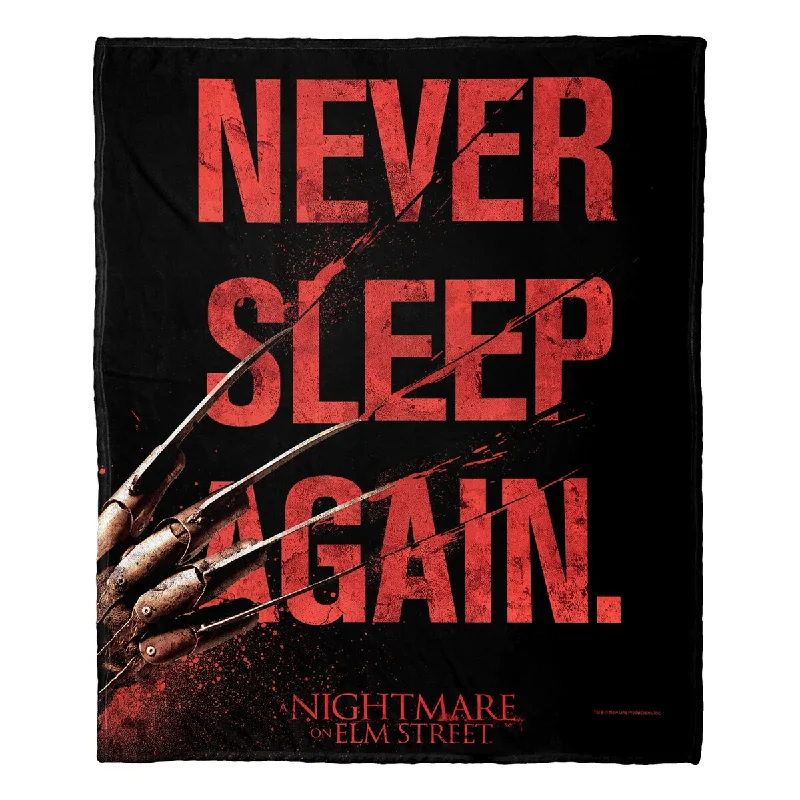 Rayon from bamboo blankets for a silky and breathable feelRayon from bamboo blankets for a silky and breathable feelWarner Brothers A Nightmare on Elm Street Never Sleep Again Silk Touch Throw Blanket Rayon from bamboo blankets for a silky and breathable feelRayon from bamboo blankets for a silky and breathable feelWarner Brothers A Nightmare on Elm Street Never Sleep Again Silk Touch Throw Blanket