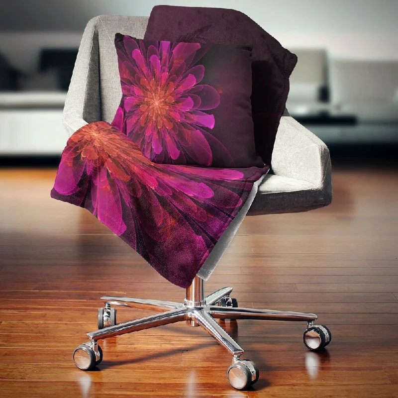 Silk blankets with a smooth and elegant touchSilk blankets with a smooth and elegant touchDesignart 'Large Pink Alien Fractal Flower' Floral Throw Blanket Silk blankets with a smooth and elegant touchSilk blankets with a smooth and elegant touchDesignart 'Large Pink Alien Fractal Flower' Floral Throw Blanket