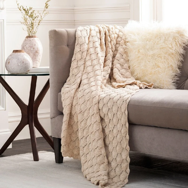 Wool blankets with natural warmth and insulationWool blankets with natural warmth and insulationArtistic Weavers Paola Knitted Metallic Cotton Throw