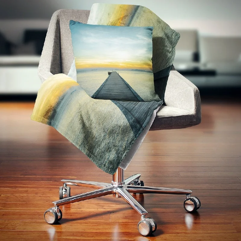 Linen blankets with a rustic and textured lookLinen blankets with a rustic and textured lookDesignart 'Boat Pier at Sunset' Seascape Photography Throw Blanket Linen blankets with a rustic and textured lookLinen blankets with a rustic and textured lookDesignart 'Boat Pier at Sunset' Seascape Photography Throw Blanket