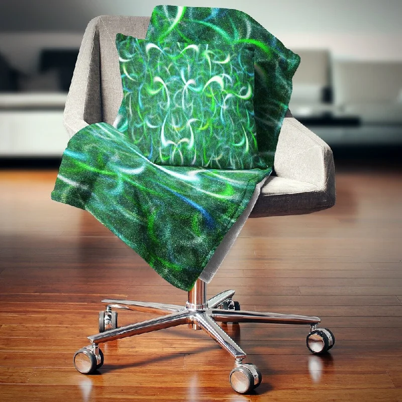 Queen - size blankets for standard - sized bedsQueen - size blankets for standard - sized bedsDesignart 'Dark Green Watercolor Fractal Art' Abstract Throw Blanket Queen - size blankets for standard - sized bedsQueen - size blankets for standard - sized bedsDesignart 'Dark Green Watercolor Fractal Art' Abstract Throw Blanket
