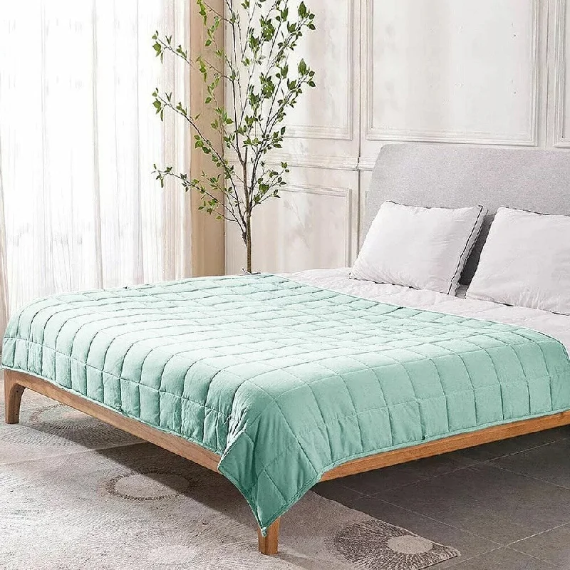 Silk blankets with a smooth and elegant touchSilk blankets with a smooth and elegant touch25lbs Weighted Blanket with 2 Removable Duvet Covers Green Silk blankets with a smooth and elegant touchSilk blankets with a smooth and elegant touch25lbs Weighted Blanket with 2 Removable Duvet Covers Green