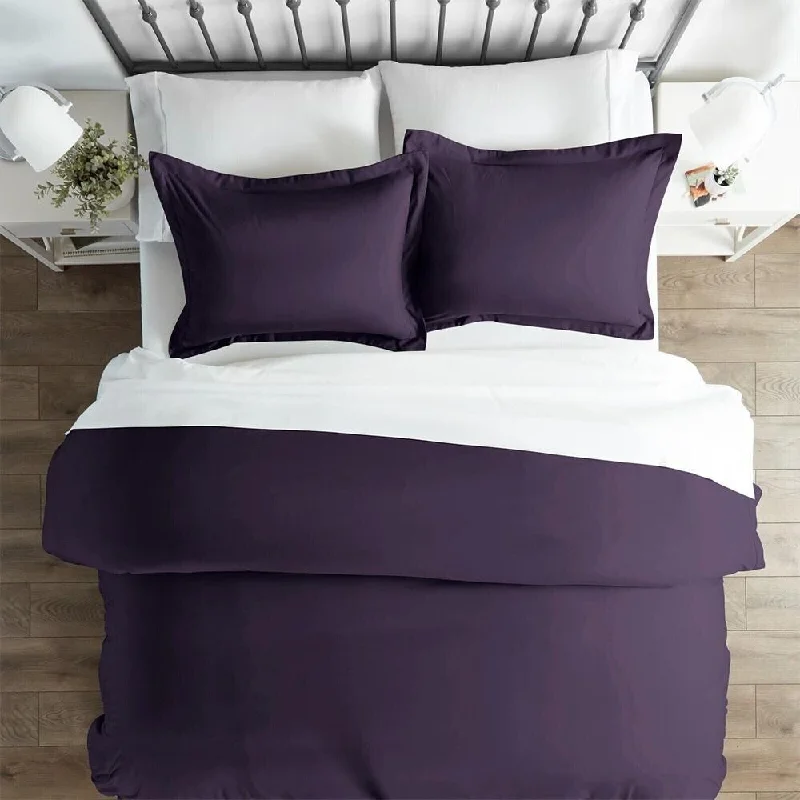 Wool blankets with natural warmth and insulationWool blankets with natural warmth and insulation3pc King/Cal King Ultra Soft Duvet Cover Set Purple