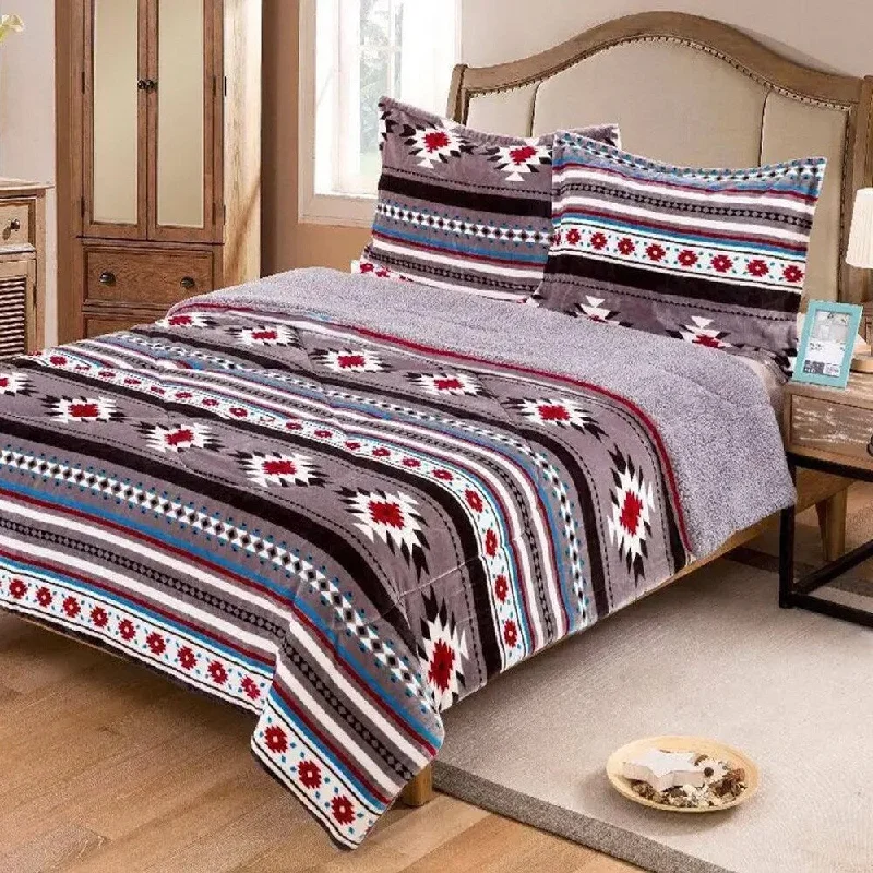 Synthetic fiber blend blankets for a budget - friendly choiceSynthetic fiber blend blankets for a budget - friendly choice3pc Queen Southwest Aztec Sherpa Plush Fleece Blanket Grey Synthetic fiber blend blankets for a budget - friendly choiceSynthetic fiber blend blankets for a budget - friendly choice3pc Queen Southwest Aztec Sherpa Plush Fleece Blanket Grey