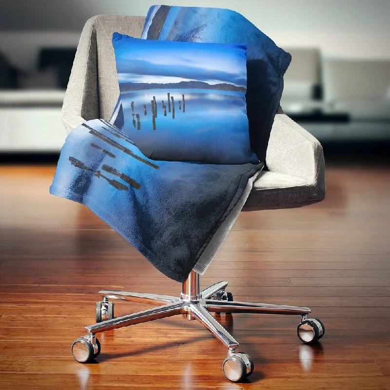 Fleece blankets for a cozy and plush textureFleece blankets for a cozy and plush textureDesignart 'Blue Clouds at Evening' Seascape Throw Blanket Fleece blankets for a cozy and plush textureFleece blankets for a cozy and plush textureDesignart 'Blue Clouds at Evening' Seascape Throw Blanket