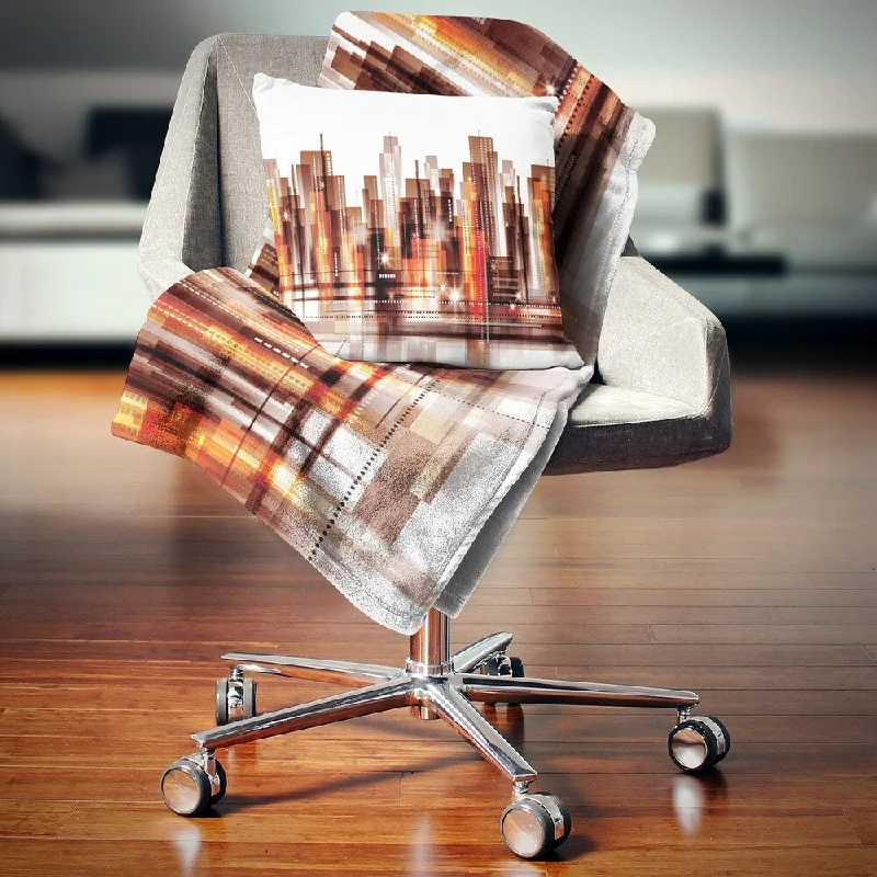 Synthetic fiber blend blankets for a budget - friendly choiceSynthetic fiber blend blankets for a budget - friendly choiceDesignart 'Brown City Skyline' Cityscape Throw Blanket Synthetic fiber blend blankets for a budget - friendly choiceSynthetic fiber blend blankets for a budget - friendly choiceDesignart 'Brown City Skyline' Cityscape Throw Blanket
