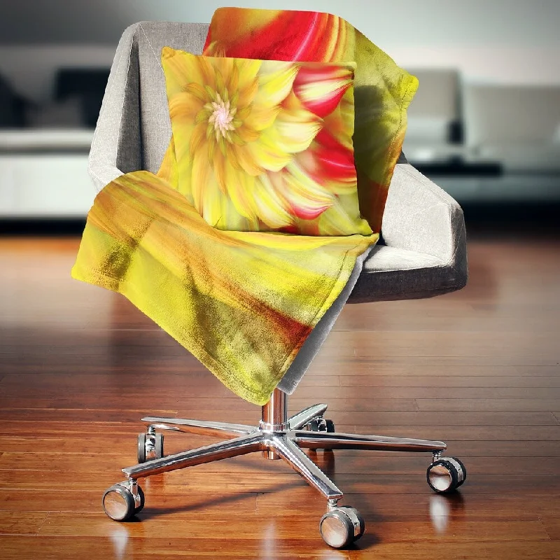 Cashmere blankets for ultimate softness and luxuryCashmere blankets for ultimate softness and luxuryDesignart 'Rotating Yellow Red Fractal Flower' Floral Throw Blanket Cashmere blankets for ultimate softness and luxuryCashmere blankets for ultimate softness and luxuryDesignart 'Rotating Yellow Red Fractal Flower' Floral Throw Blanket