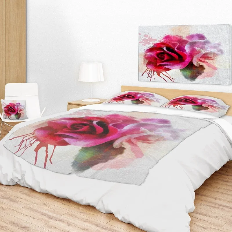 Cashmere blankets for ultimate softness and luxuryCashmere blankets for ultimate softness and luxuryDesignart 'White Red Roses with Color Splashes' Floral Throw Blanket