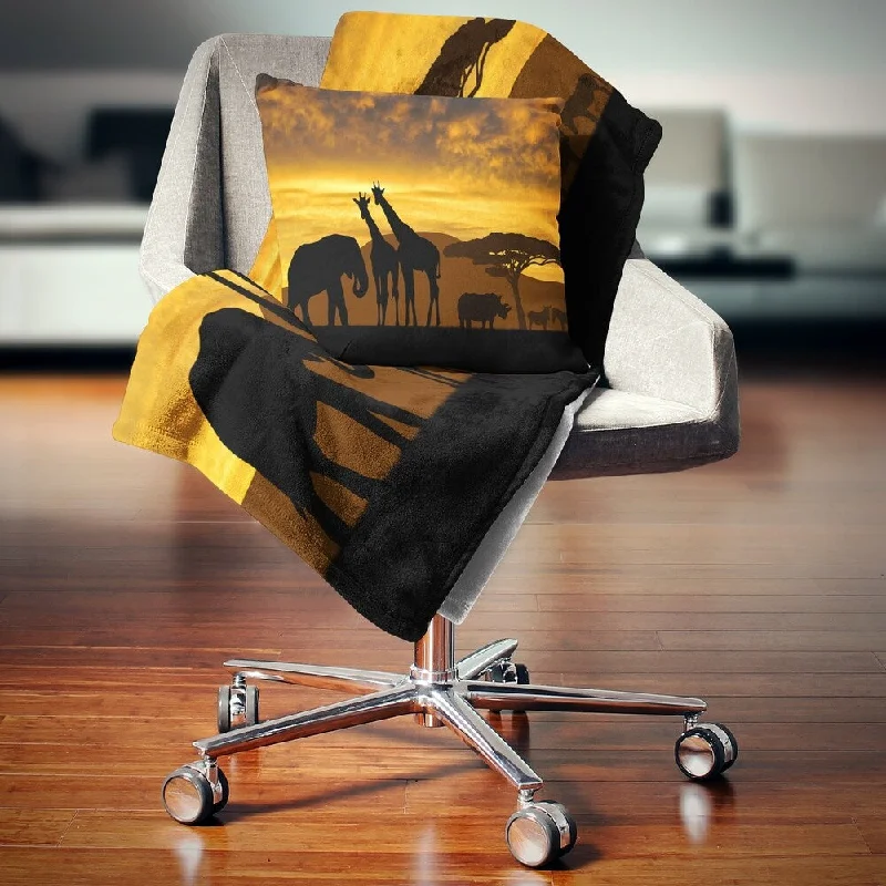 Cashmere blankets for ultimate softness and luxuryCashmere blankets for ultimate softness and luxuryDesignart 'Giraffes and Elephant and Rhino' African Throw Blanket Cashmere blankets for ultimate softness and luxuryCashmere blankets for ultimate softness and luxuryDesignart 'Giraffes and Elephant and Rhino' African Throw Blanket