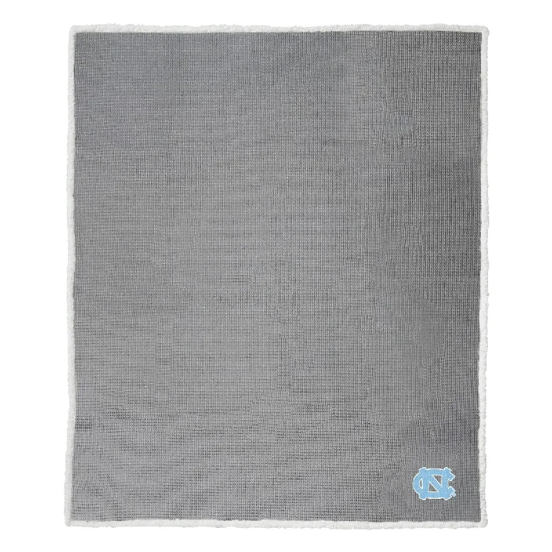 Chenille blankets with a thick and fuzzy textureChenille blankets with a thick and fuzzy textureUNC Subtle Waffle Sherpa Throw