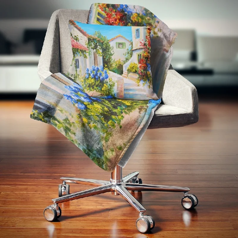 Silk blankets with a smooth and elegant touchSilk blankets with a smooth and elegant touchDesignart 'Houses near Sea' Landscape Fleece Throw Blanket Silk blankets with a smooth and elegant touchSilk blankets with a smooth and elegant touchDesignart 'Houses near Sea' Landscape Fleece Throw Blanket