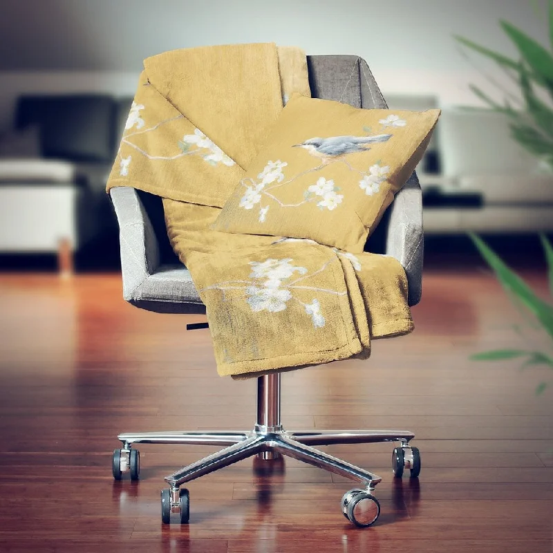 Acrylic blankets for a soft and affordable alternativeAcrylic blankets for a soft and affordable alternativeDesignart' Gold Bird on Blossoms II' Farmhouse Throw Blanket - 71x59 Acrylic blankets for a soft and affordable alternativeAcrylic blankets for a soft and affordable alternativeDesignart' Gold Bird on Blossoms II' Farmhouse Throw Blanket - 71x59