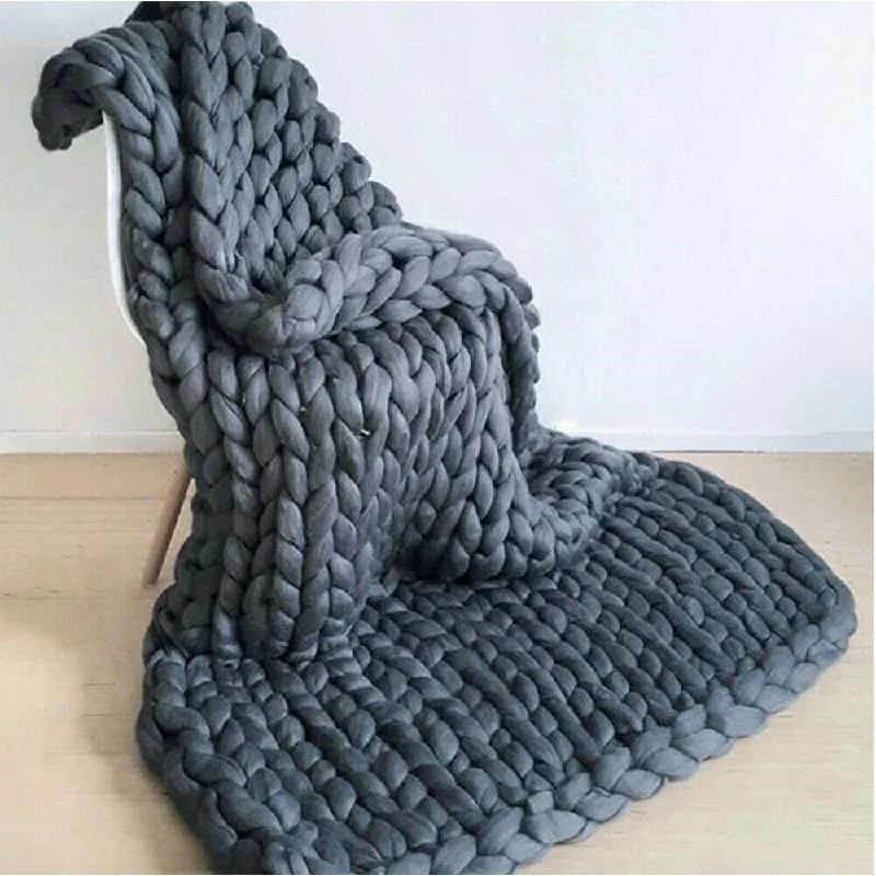 Acrylic blankets for a soft and affordable alternativeAcrylic blankets for a soft and affordable alternativeThick Winter Large Chunky Knit Handmade Warm Throw Dark Gray Acrylic blankets for a soft and affordable alternativeAcrylic blankets for a soft and affordable alternativeThick Winter Large Chunky Knit Handmade Warm Throw Dark Gray