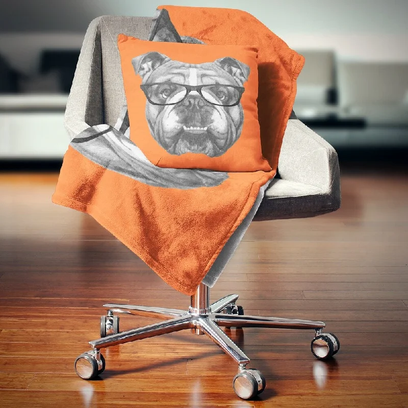 Synthetic fiber blend blankets for a budget - friendly choiceSynthetic fiber blend blankets for a budget - friendly choiceDesignart 'English Bulldog with Glasses' Animal Throw Blanket Synthetic fiber blend blankets for a budget - friendly choiceSynthetic fiber blend blankets for a budget - friendly choiceDesignart 'English Bulldog with Glasses' Animal Throw Blanket