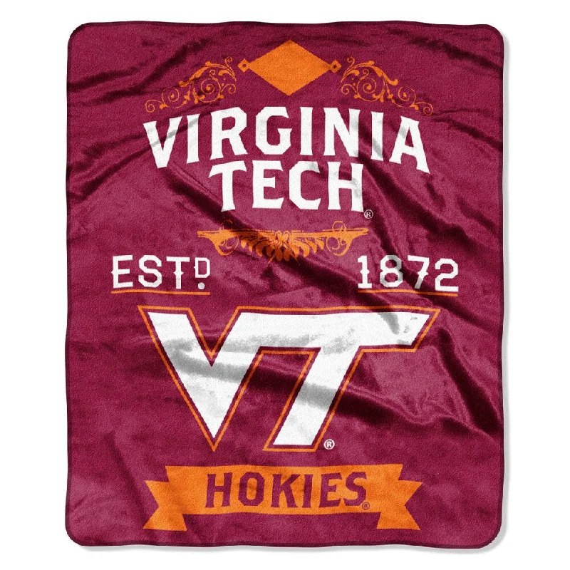Synthetic fiber blend blankets for a budget - friendly choiceSynthetic fiber blend blankets for a budget - friendly choiceCOL 704 Virignia Tech Label Raschel Throw