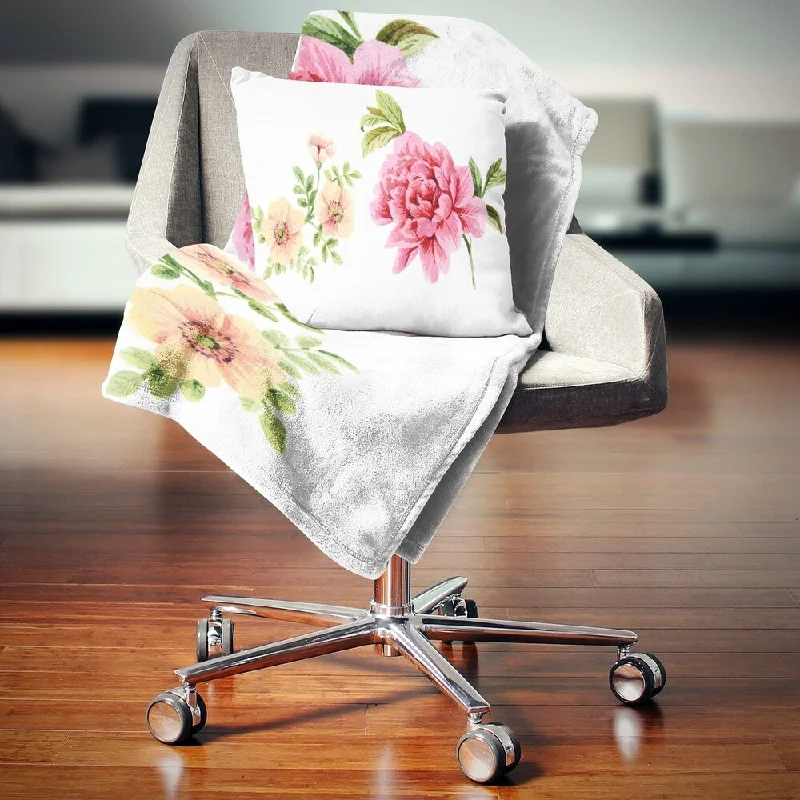 Cashmere blankets for ultimate softness and luxuryCashmere blankets for ultimate softness and luxuryDesignart 'Pink and Orange Flowers' Watercolor Floral Throw Blanket Cashmere blankets for ultimate softness and luxuryCashmere blankets for ultimate softness and luxuryDesignart 'Pink and Orange Flowers' Watercolor Floral Throw Blanket