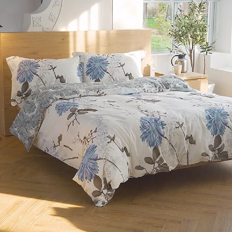Silk blankets with a smooth and elegant touchSilk blankets with a smooth and elegant touchCalifornia King Bedding Set Sheet Set Daisy Beige