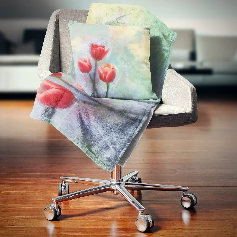 Cashmere blankets for ultimate softness and luxuryCashmere blankets for ultimate softness and luxuryDesignart 'Red Tulips on Light Blue Watercolor' Floral Throw Blanket Cashmere blankets for ultimate softness and luxuryCashmere blankets for ultimate softness and luxuryDesignart 'Red Tulips on Light Blue Watercolor' Floral Throw Blanket