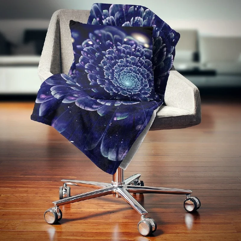 Linen blankets with a rustic and textured lookLinen blankets with a rustic and textured lookDesignart 'Dark Blue Abstract Fractal Flower' Floral Throw Blanket Linen blankets with a rustic and textured lookLinen blankets with a rustic and textured lookDesignart 'Dark Blue Abstract Fractal Flower' Floral Throw Blanket