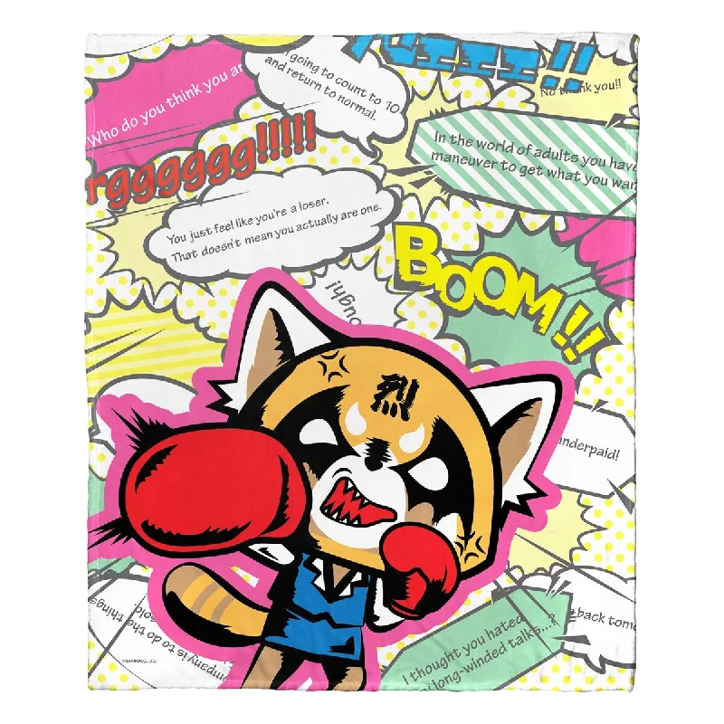Cotton blankets for breathability and a lightweight feelCotton blankets for breathability and a lightweight feelENT 236 Aggretsuko, Knock Em Out Silk Touch Throw Blanket Cotton blankets for breathability and a lightweight feelCotton blankets for breathability and a lightweight feelENT 236 Aggretsuko, Knock Em Out Silk Touch Throw Blanket