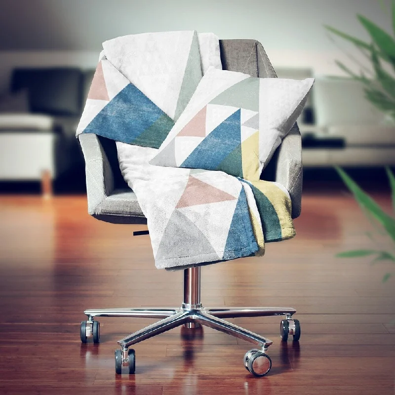 Microfiber blankets that are durable and easy to care forMicrofiber blankets that are durable and easy to care forDesignart' Composition Triangles I' Modern Throw Blanket - 71x59 Microfiber blankets that are durable and easy to care forMicrofiber blankets that are durable and easy to care forDesignart' Composition Triangles I' Modern Throw Blanket - 71x59