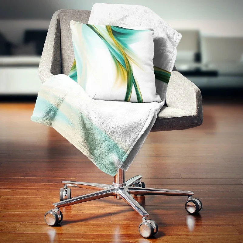 Silk blankets with a smooth and elegant touchSilk blankets with a smooth and elegant touchDesignart 'Blue Gold Texture Pattern' Abstract Throw Blanket