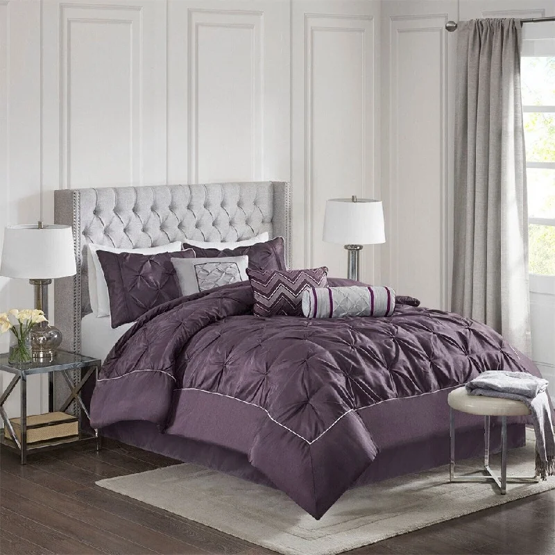 Acrylic blankets for a soft and affordable alternativeAcrylic blankets for a soft and affordable alternative7pc California King Size Embroidery Tufted Comforter Set Plum