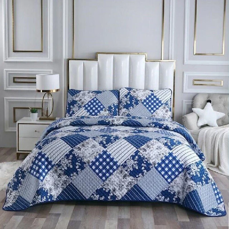 Mohair blankets with a unique sheen and softnessMohair blankets with a unique sheen and softnessKing Size Reversible Cotton Blend Embroidery Bedding Sets Blue