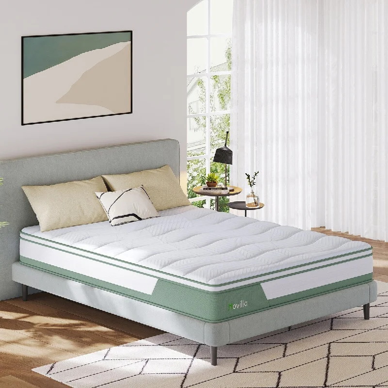 Gel - infused memory foam mattresses for cooler sleepNovilla 8-inch Gel Memory Foam and Pocket Spring Hybrid Mattress Gel - infused memory foam mattresses for cooler sleepNovilla 8-inch Gel Memory Foam and Pocket Spring Hybrid Mattress