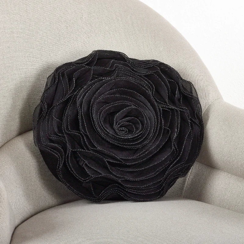 Plush Pillows for a Cozy BedRose Design Throw Pillow