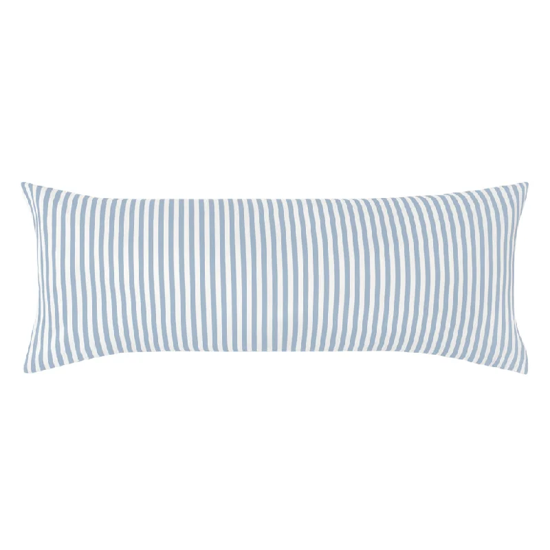 Feather Pillows for a Luxurious SleepThe French Blue Striped Extra Long Throw Pillow Feather Pillows for a Luxurious SleepThe French Blue Striped Extra Long Throw Pillow