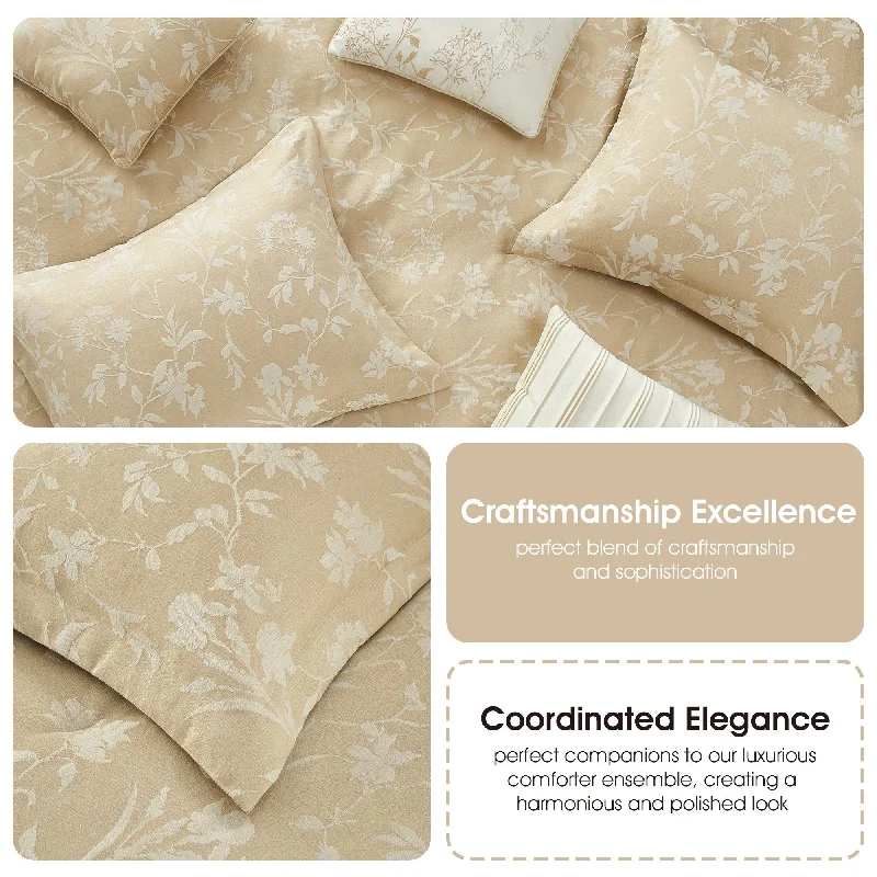 Bamboo - fiber - filled comforters with antibacterial and breathable qualitiesNanshing Keoni 7 Piece Floral Comforter Set Bamboo - fiber - filled comforters with antibacterial and breathable qualitiesNanshing Keoni 7 Piece Floral Comforter Set