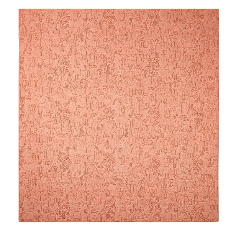 Duck down comforters with a softer feel and good warmth retentionHamsa Terracotta 3-Piece Quilt Set by Jungalow