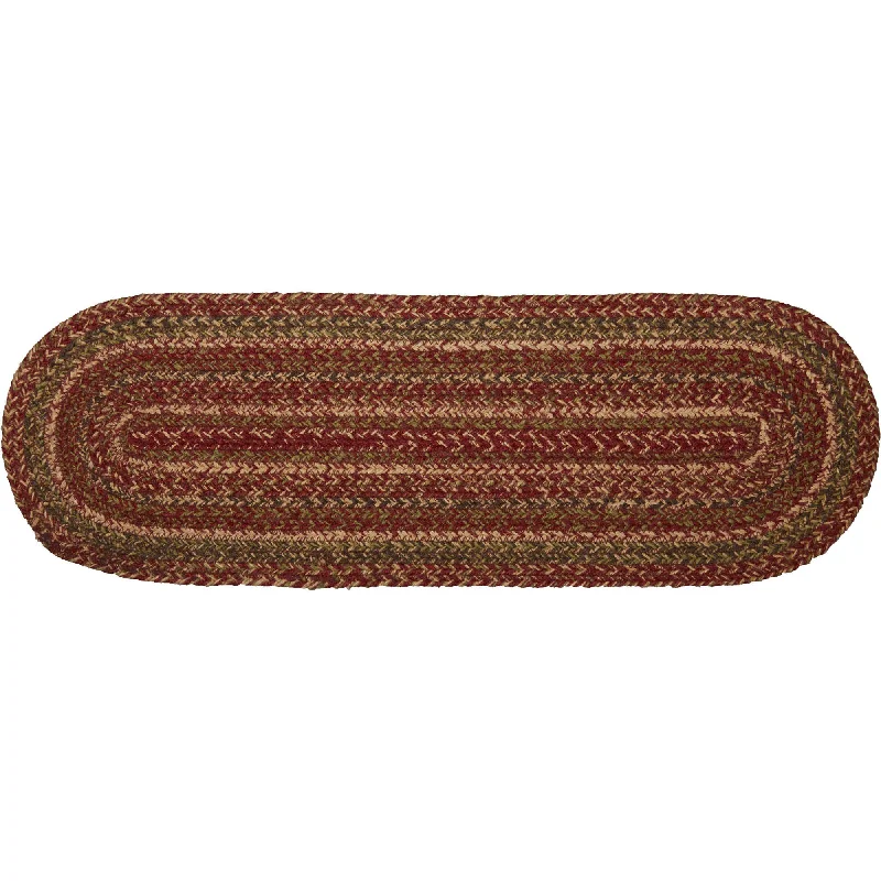 Bed skirts with a shabby - chic styleCider Mill Jute Stair Tread Oval Latex 8.5x27
