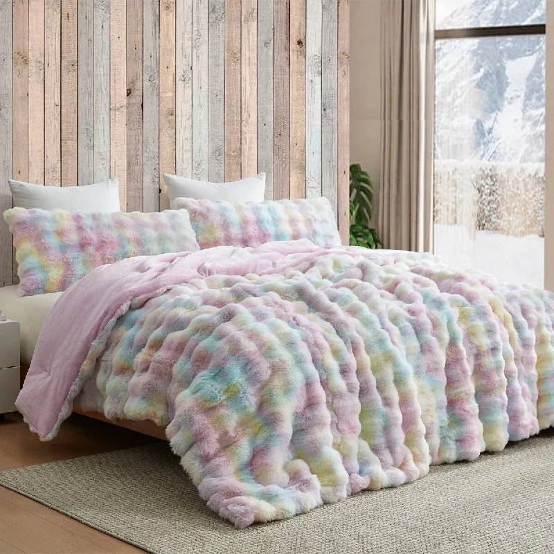 Latex - filled comforters with a bouncy texture and good supportSherbert Scoops - Coma Inducer® Oversized Comforter Set - Rainbow Sprinkles Latex - filled comforters with a bouncy texture and good supportSherbert Scoops - Coma Inducer® Oversized Comforter Set - Rainbow Sprinkles