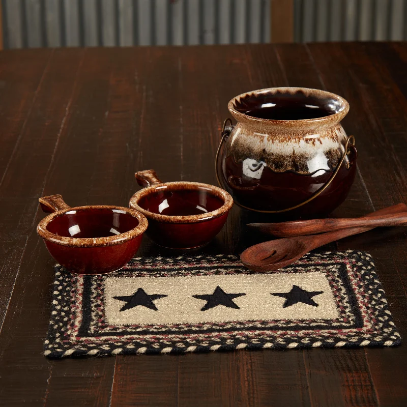 Bed skirts with a tie - back design for adjustabilityColonial Star Jute Rect Placemat 10x15 Bed skirts with a tie - back design for adjustabilityColonial Star Jute Rect Placemat 10x15