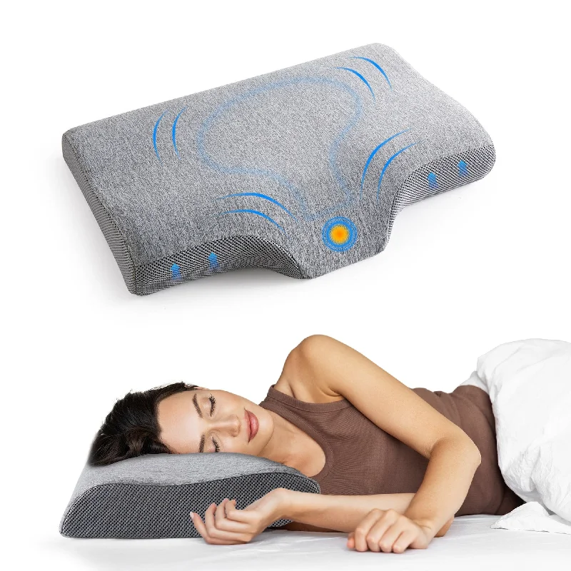 Adjustable Pillows for Customized Comfort2 Pack Cervical Memory Foam Contour Bed Pillows, Ergonomic Neck Support Pillows for Side Sleepers, Back and Stomach Sleepers Adjustable Pillows for Customized Comfort2 Pack Cervical Memory Foam Contour Bed Pillows, Ergonomic Neck Support Pillows for Side Sleepers, Back and Stomach Sleepers