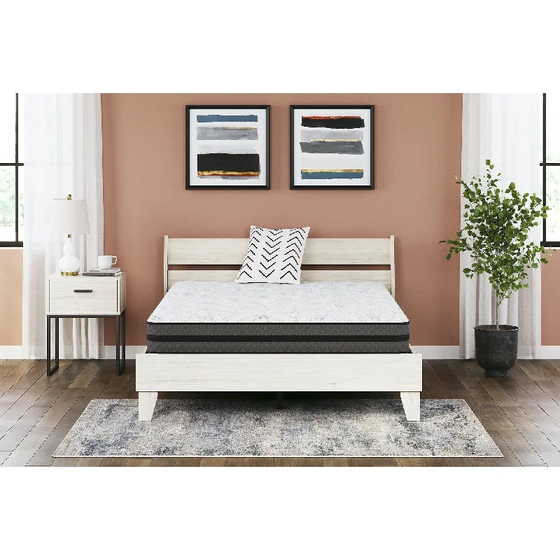 Wool - filled mattresses for natural insulation and moisture - wickingSignature Design by Ashley Pocketed Hybrid White 10 Inches Medium Mattress Wool - filled mattresses for natural insulation and moisture - wickingSignature Design by Ashley Pocketed Hybrid White 10 Inches Medium Mattress