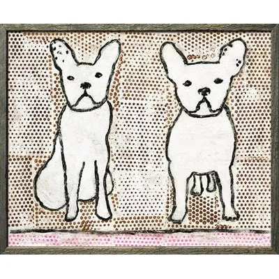Bamboo - charcoal infused mattresses for odor absorptionART PRINT - DOUBLE TROUBLE