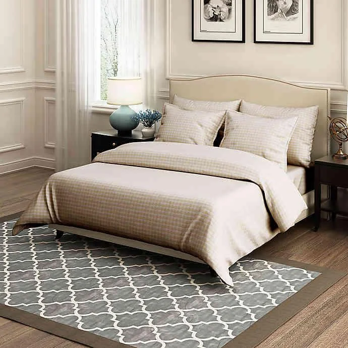 Silk - filled duvets for a luxurious and smooth sleeping experienceBrielle Home Scales 100% Cotton Duvet Cover Set Silk - filled duvets for a luxurious and smooth sleeping experienceBrielle Home Scales 100% Cotton Duvet Cover Set