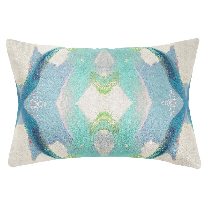 Cooling Pillows for Hot SleepersJasmine Blue 14x20 Pillow