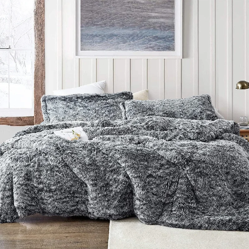 Microfiber - filled comforters that are lightweight and easy to care forAre You Kidding - Coma Inducer® Oversized Comforter Set - Peppered Black