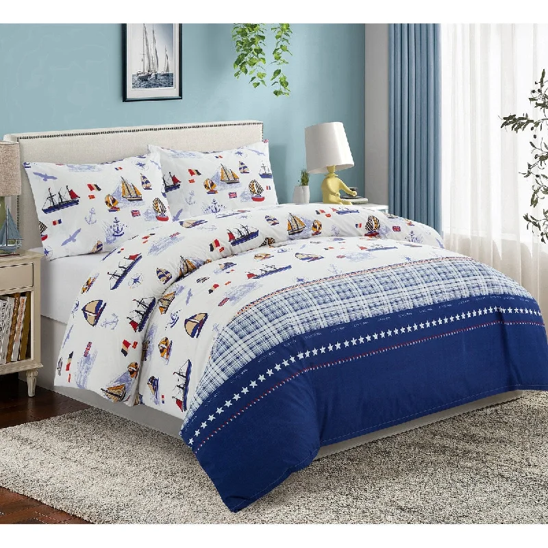 Orthopedic Pillows for Back Pain ReliefKids Boys Printed 600 Thread Count Cotton Blend Percale Duvet Cover Fitted Sheet Ensemble Bedding Set, Nautical Sailing Boat Orthopedic Pillows for Back Pain ReliefKids Boys Printed 600 Thread Count Cotton Blend Percale Duvet Cover Fitted Sheet Ensemble Bedding Set, Nautical Sailing Boat