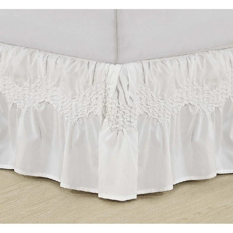 Twin - size bed skirts for a single bedElegant Comfort Wrinkle Resistant Puff Collection Ruffled Bedskirt Twin - size bed skirts for a single bedElegant Comfort Wrinkle Resistant Puff Collection Ruffled Bedskirt