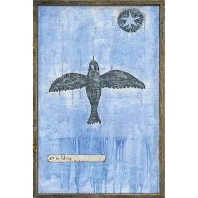 Latex mattresses with natural bounce and breathabilityART PRINT - GO BE HAPPY