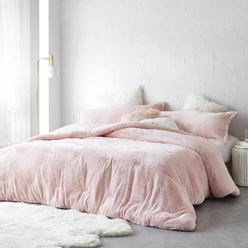 Microfiber - filled comforters that are lightweight and easy to care forMe Sooo Comfy - Coma Inducer® Oversized Comforter Set - Rose Quartz Microfiber - filled comforters that are lightweight and easy to care forMe Sooo Comfy - Coma Inducer® Oversized Comforter Set - Rose Quartz
