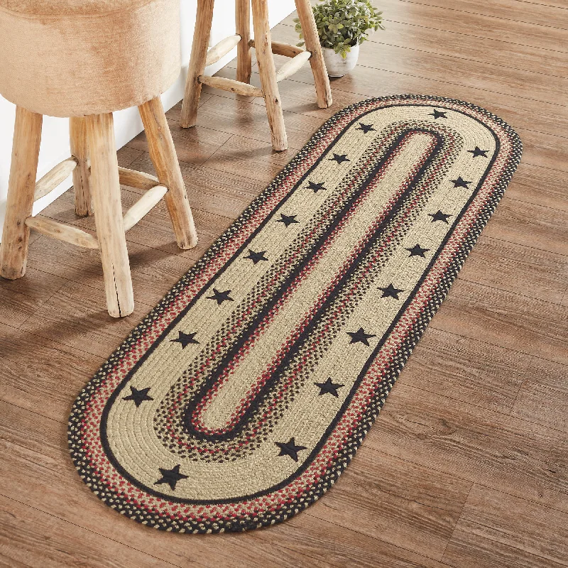 Bed skirts with a herringbone pattern for a sophisticated lookColonial Star Jute Rug/Runner Oval w/ Pad 22x72 Bed skirts with a herringbone pattern for a sophisticated lookColonial Star Jute Rug/Runner Oval w/ Pad 22x72